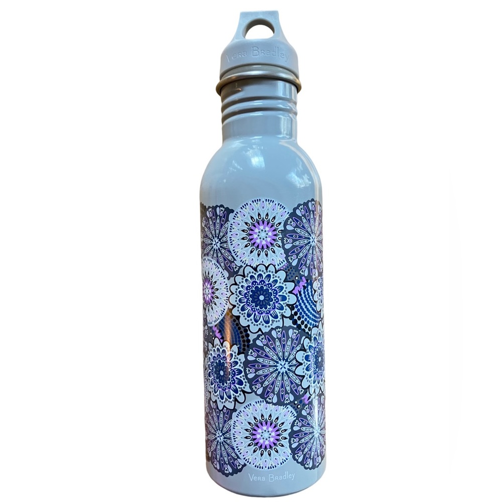 2/$30 VERA BRADLEY Stainless Steel Water Bottle 25 oz Mimosas Medallion
